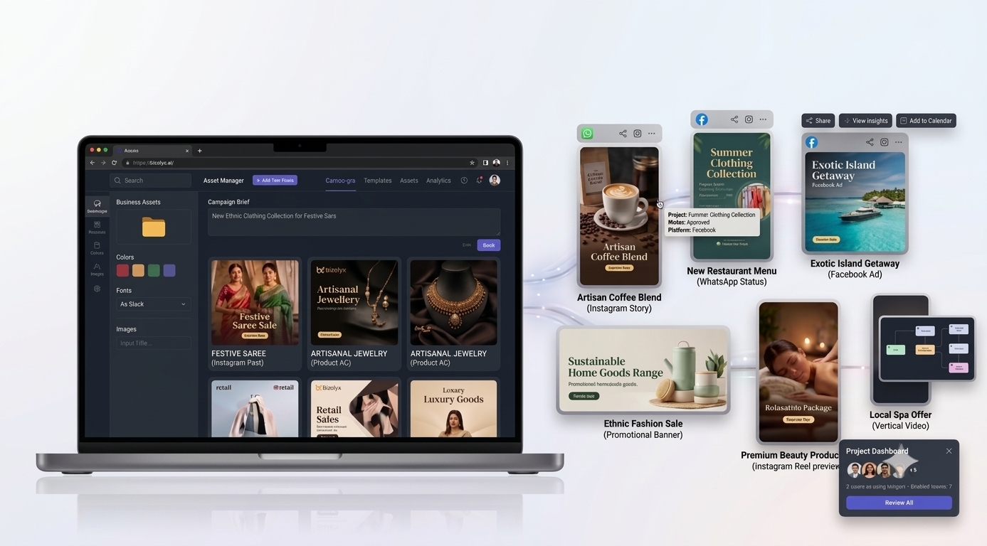 Bizolyx AI Marketing Visuals Generator